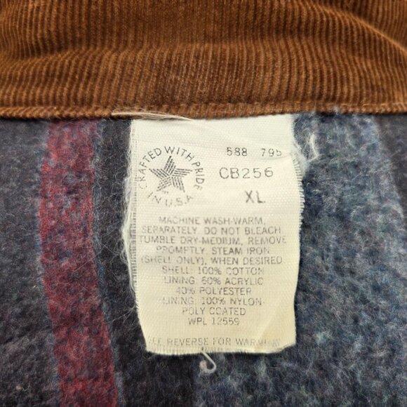 Vintage CARHARTT CB256 XL Hunting Jacket Blanket Lined Game Pouch Made in USA - Picture 9 of 13